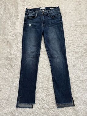 Frame Denim Carroll Le High Straight Split Step Hem Jeans! VGUC